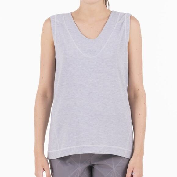 Indygena Lage II Heather Purple Stretch Tank Top Size Medium - Picture 1 of 6